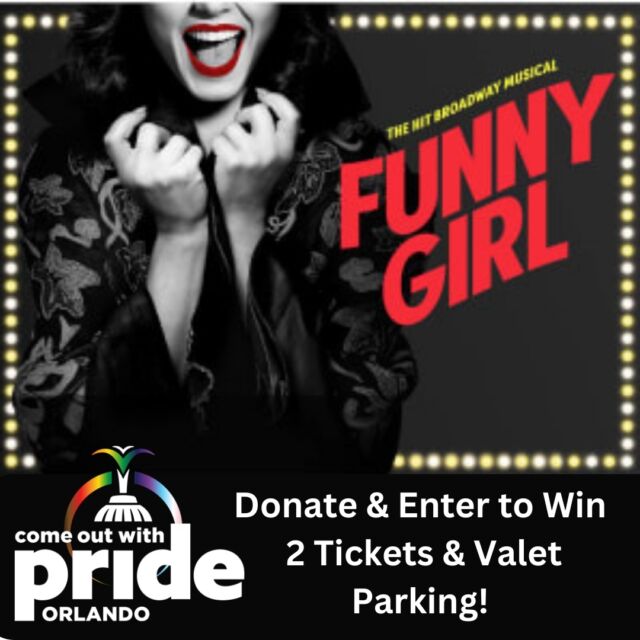 Are any of our followers musical theatre fans? 🎭️⁠⁠If so, we have an AWESOME opportunity for you. Throughout the month of November, Come Out With Pride is accepting donations to help keep pride free. ⁠⁠Thanks to our friends at TD Bank, if you make a donation, you'll be entered for a chance to win 2 tickets to Funny Girl on Saturday, Dec. 9th at 8:00 PM at the WALT DISNEY THEATER. 🎶⁠⁠Drawing will take place December 1st. Enter using the link in our bio! 😁