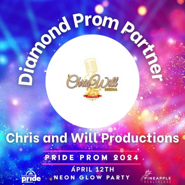🌈✨ A massive THANK YOU to our incredible Gold Prom Partner Chris Will Productions for helping make Pride Prom a night to remember! 🎉 ⁠⁠❤️🧡💛💚💙💜 Let's keep spreading love and celebrating diversity together! 🌈💖 ⁠⁠Get your tickets ASAP --->> Link in Bio ⁠⁠#2024PrideProm #LoveIsLove #ThankYouSponsors