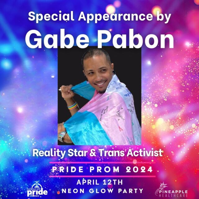 Special appearance by Gabe Pabon! Gabe is a reality star who broke barriers by fearlessly navigating the complexities of cross-cultural relationships, showcasing the resilience of love and the power of understanding in the face of adversity. 🏳️‍⚧️💪🏽⁠⁠Meet & Greet in the VIP Lounge at 10:15 📸💖