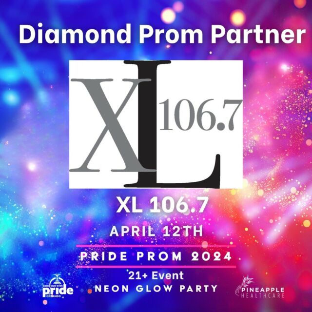We express immense gratitude towards our exceptional Diamond Pride Prom Partner, XL106.7, for their invaluable assistance in creating an unforgettable experience for OUR community. 🌈💃🏽🙌 Their unwavering support has played a crucial role in making this year's event truly remarkable! 🎶✨🎉 ⁠⁠Be sure not to miss Sondra Rae's crowning of our Royal Court on XL106.7 and Pride Radio. 🌟🥳🎧🎙️