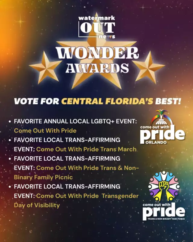 🌈 Feeling the love and keeping the momentum going! 🌈⁠⁠We’re incredibly grateful to be named a Top 5 finalist in the 2026 WONDER Awards by Watermark Out News. This recognition belongs to our whole community—thank you for nominating us and standing with us. 💜⁠⁠Voting is still open through Feb. 11 at 5 p.m., and we’d be honored to have your vote in these categories:⁠• 🏳️‍🌈 Favorite Annual Local LGBTQ+ Event — Come Out With Pride⁠• 🏳️‍⚧️ Favorite Local Trans-Affirming Event — Trans March⁠• 🏳️‍⚧️ Favorite Local Trans-Affirming Event — Trans & Non-Binary Family Picnic⁠• 🏳️‍⚧️ Favorite Local Trans-Affirming Event — Transgender Day of Visibility⁠⁠Every vote helps uplift LGBTQ+ voices, celebrate trans joy, and remind the world how powerful our community is when we show up together. 🌈✨⁠⁠🗳️ Vote, share, and spread the love this weekend!⁠⁠👉🏾 https://watermarkoutnews.com/2026/01/29/wonder26-cflvote/⁠⁠#WONDERAwards #VoteForPride #ComeOutWithPride #TransJoy #CommunityStrong⁠⁠