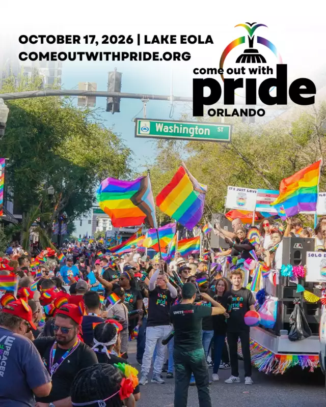 Through every change, one thing stays the same: our community shows up 💖✨⁠⁠Come Out With Pride is a volunteer-powered, community-rooted nonprofit created to serve, uplift, and celebrate our LGBTQIA+ chosen family — and that mission isn’t going anywhere 💪🏽🏳️‍🌈🏳️‍⚧️⁠⁠We’re still here. We’re still proud. And we’re still planning BIG things 🎉🌈⁠⁠📅 Save the Date⁠🗓️ October 17, 2026⁠📍 Lake Eola⁠⁠Grab your calendars 🗓️✨ tell your people 📣💖 and get ready — Come Out With Pride is HERE TO STAY!!! 🌈🔥🎊⁠