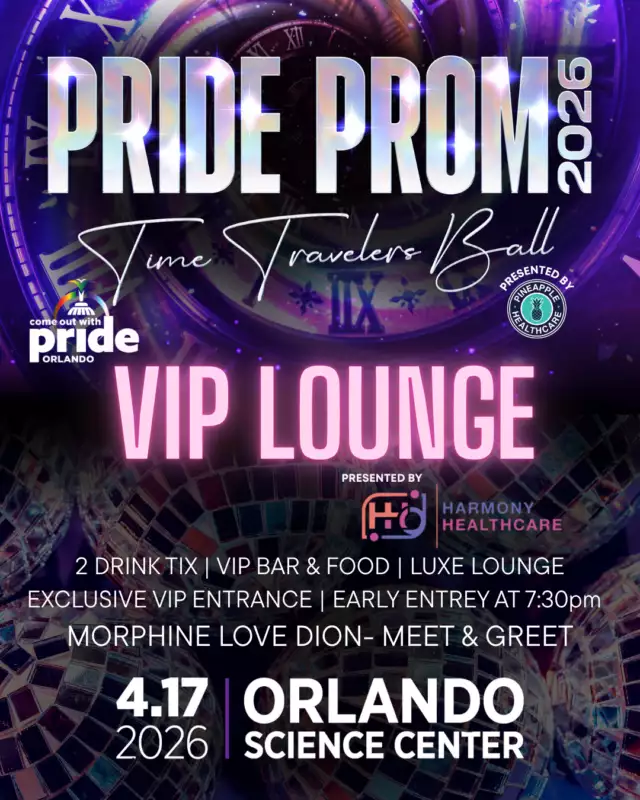 🌟 Big VIP Announcement! 🌟⁠⁠VIP guests, this is your moment — an exclusive pre-show featuring our 2026 Headliner: Morphine Love Dion! 👑💄⁠⁠🚨Doors open at 7:30 PM — be the first to experience this show-stopping performance only for VIPs, plus enjoy delicious catering by Cuisiners and soak in the luxe vibes before the main event. 🪩✨⁠⁠Harmony Healthcare is the VIP Lounge Experience Presenting Sponsor, helping us make this night extra elevated and unforgettable!⁠⁠🥂 Two complimentary drink tickets + private VIP bars⁠🛋️ Chic lounge to mingle, unwind, and be seen⁠🚪 Skip the line with your exclusive VIP entrance⁠📸 Meet & Greet with Pride Prom talent + complimentary photos⁠⁠💫 Don’t just arrive — arrive early, indulge, and own the night! 🌈💃⁠⁠Tickets going fast! 👉🏾 Link in the Bio