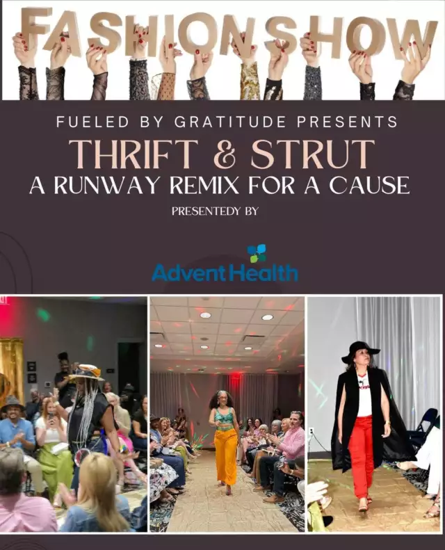 👠 Get ready to THRIFT. STRUT. GIVE BACK. 🏳️‍🌈⁠⁠Orlando, we’re hitting the runway for a cause! Join us on Friday, March 27th for the Thrift & Strut Fashion Show Fundraiser. We’re bringing together local nonprofits and sustainable style to support Come Out With Pride.⁠⁠✨ The Schedule:⁠⁠6:00 PM: Doors Open + Social Hour (Drinks, light bites, and a silent auction you won’t want to miss!)⁠⁠7:00 PM: The Main Event – Watch the runway come to life with incredible thrifted looks.⁠⁠Come for the fashion, stay for the community, and help us keep the pride glowing in Orlando!⁠⁠🎟️ Tickets/Info: Visit @fueled_by_gratitude to learn more.⁠⁠#ThriftAndStrut #ComeOutWithPride #OrlandoEvents #SustainableFashion #SupportLocal