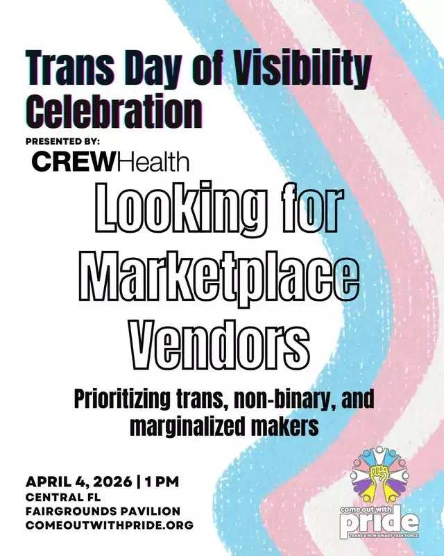 🌈✨ Last call! 📣⁠⁠🚨 TONIGHT’s your final chance to apply as a vendor or showcase your talent at our Trans Day of Visibility Celebration! 🏳️‍⚧️⁠⁠Don’t miss out on this amazing opportunity to shine at our TDOV Celebration this Saturday at 1 PM. 💖⁠⁠It’s a free event packed with love, creativity, and community! ⁠⁠Grab your spot and let’s make some magic together! 💖⁠⁠💫 Apply now and see you there!⁠⁠🏆️ More info -> https://www.eventeny.com/events/transgender-day-of-visibility-2026-26931