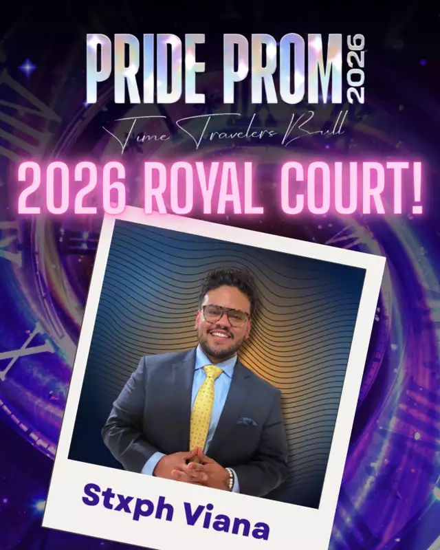 Bold. Visionary. Community-driven. 🌈✨⁠We’re celebrating Stxph Viana as part of the 2026 Pride Prom Royal Court — and this spotlight is well deserved.⁠⁠Stxph Viana — Founder and Executive Director of Ripple Houxs — is being honored for creating affirming spaces and vital resources for LGBTQIA+ individuals and chosen family networks. Through leadership, care, and dedication, Stxph continues to uplift community and make lasting impact where it matters most. 💖🏡✨⁠⁠This is the spirit of Pride Prom — celebrating the people building community, creating space, and showing up with authenticity and pride. And Stxph Viana embodies all of it. 👑🌈⁠⁠Get ready for:⁠✨ A Royal Court spotlight moment⁠👑 An iconic crowning celebration⁠📸 Glam Prom-style photo ops⁠🎶 High-energy dance floor vibes⁠🌈 A night celebrating our community champions⁠⁠Join us at Pride Prom 2026 as we celebrate Stxph Viana and an unforgettable night of glitter, joy, and community. ✨⁠⁠Grab your tickets, bring the glam, and get ready for the most fabulous night of the year. 💃👑🌈⁠⁠🎟️ ASAP! --> Link in Bio @comeoutwithpride