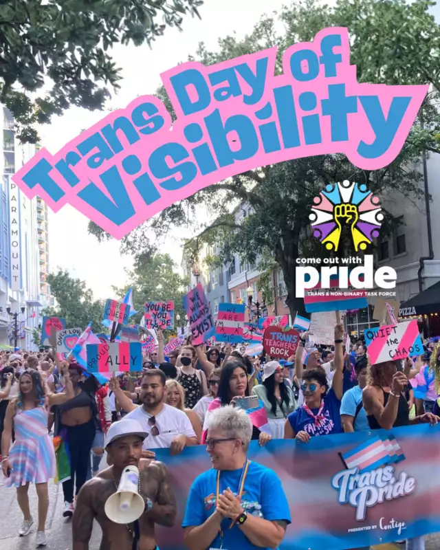 HAPPY TRANS DAY OF VISIBILITY! 🏳️‍⚧️🎉✨💖🌈⁠⁠Today we celebrate the beauty, brilliance, and power of trans and nonbinary lives! We’re showing up LOUD, PROUD, and FULL OF LOVE for a community that brings so much joy, creativity, and strength to our world. 🦋✨🎊⁠⁠Let’s flood the day with TRANS JOY! Celebrate your friends. Lift up trans voices. Share the love. Stand in solidarity. And keep creating spaces where everyone can live boldly and authentically. 🏳️‍⚧️💥🌟💗💙🤍⁠⁠To our trans community — we see you, we celebrate you, and we are cheering you on today and every day! 🎉🏳️‍⚧️🌈✨⁠⁠Help us turn up the visibility! 🎊💬💖⁠⁠#TransDayOfVisibility #TDOV #TransJoy #ProtectTransLives #LGBTQIA