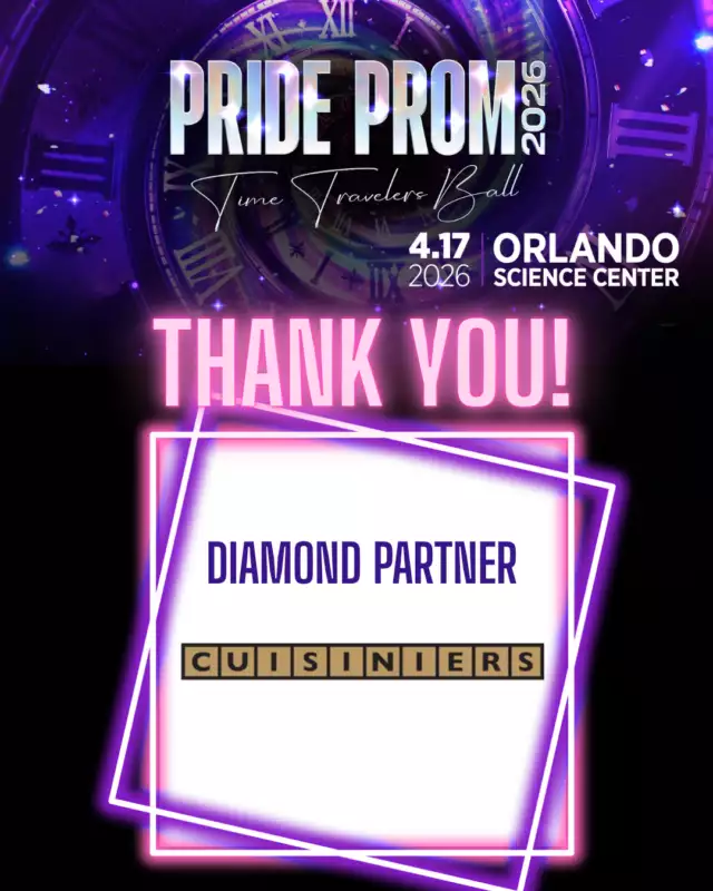 🍽️🌈 FIVE YEARS OF FLAVOR, LOVE & PRIDE! 🌈🍽️⁠⁠A heartfelt THANK YOU to the incredible team at Cuisiniers Catering for being with us since the very beginning and believing in our dream to bring this Pride Prom to life! 💖✨ Happy 5th Anniversary with us! 🫶🏾⁠⁠Your continued support, partnership, and dedication have helped make Pride Prom truly unforgettable year after year. We’re so grateful to celebrate this milestone together — cheers to many more! 🥂🎉⁠⁠#PrideProm #Grateful #CommunityPartners #5Years #OrlandoPride