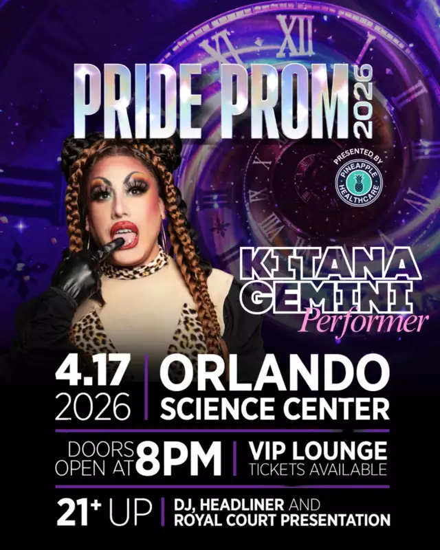 💥✨ Kitana Gemini is bringing the HEAT to Pride Prom! ✨💥⁠⁠Serving fierce looks, electrifying energy, and show-stopping performances, Kitana Gemini is ready to light up the stage! 🌈🔥💃⁠⁠💄✨🎉 This is your moment to experience the sparkle, the sass, and the unforgettable magic that only Kitana can deliver. 👑💫⁠⁠🎶 You won’t want to miss this incredible performance! 💥💋⁠⁠🎟 Get your tickets now and join us for the most fabulous night of the year! ✨🎉🌟 -->> LINK IN THE BIO! ⁠⁠⁠#PrideProm #TimeTravelersBall #KitanaGemini #QueerJoy #OrlandoPride #PineappleHealthcare⁠