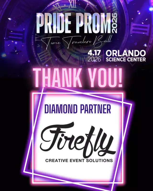 📸🌈 SNAP, SMILE & CELEBRATE — JUST LIKE THEY’VE DONE SINCE DAY ONE! 🌈📸⁠⁠Huge THANK YOU to FireFly Photo Booth for being with us since our very first year and believing in our mission and dream to bring Pride Prom to life for our community! 💖✨ Your continued support is truly priceless.⁠⁠They always bring a great time and help us celebrate in style — so don’t forget to stop by and get your pics at Prom! Strike a pose, grab your friends, and make some unforgettable memories! 📸💃🏽🎉⁠⁠#PrideProm #Grateful #CommunityPartners #PhotoBoothFun #OrlandoPride
