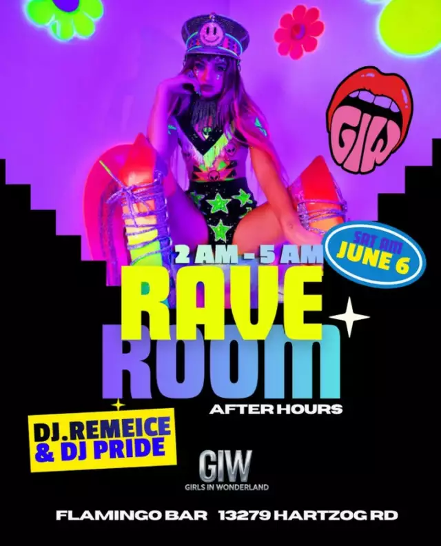 🚨Community Partner Event presented by @pandoraevents 💖⁠⁠Girls in Wonderland weekend is bringing the ENERGY 🌈✨⁠⁠After SAPPHIC SAFARI on Friday night, Girls in Wonderland keeps the celebration going with the RAVE ROOM After Hours at the GIW Host Hotel! 🐆⚡️ Dance until 5AM with sounds by @remeicethedj and @iamdjpride bringing the late-night vibes all night long. 😎🎶⁠⁠Get your Girls in Wonderland passes, tickets, and hotel rooms now at GirlsInWonderland.com 🎟️⁠