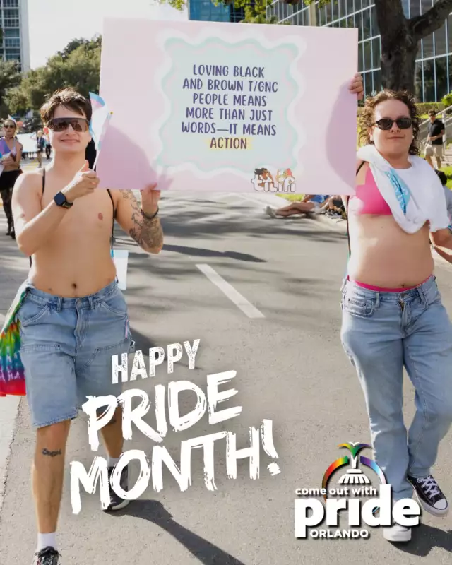 🏳️‍⚧️🌈 Pride looks like the Trans March.⁠⁠Moving through a sea of community, visibility, and joy—this is a powerful part of Pride that reflects courage, history, and ongoing celebration.⁠⁠The Trans March is a reminder of why Pride exists: to show up, to be seen, and to honor the voices and lives that continue to lead the way toward liberation. 💖⁠⁠Moments like this carry meaning, strength, and visibility—and they matter deeply to our community.⁠⁠✨ Pride has many faces. This is one of them. ✨⁠⁠#PrideMonth #TransPride #ComeOutWithPride #QueerJoy #LGBTQIA #PrideLooksLikePride⁠
