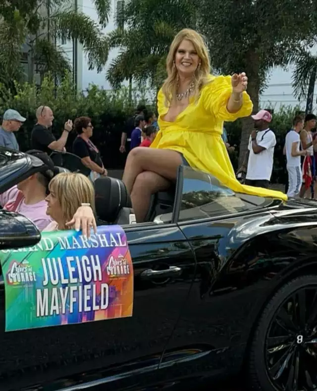 💜💛 Tonight, we gather to celebrate Juleigh Mayfield. 💜💛⁠⁠All are welcome. Please join us as friends, chosen family, and community come together to remember an extraordinary woman whose advocacy, humor, kindness, and unapologetic spirit touched so many lives.⁠⁠We'll begin at 6:00 PM with Wednesday Bingo Untucked!, hosted by Chantel Reshae—one of Juleigh's favorite traditions. Come share a laugh, tell a story, make a memory, and celebrate Juleigh exactly as she lived: boldly, joyfully, and with plenty of flair. ✨🐆👠⁠⁠Wear something that reminds you of Juleigh—sparkles, animal print, bright colors, a blonde wig, oversized jewelry, or anything fabulously extra!⁠⁠No matter how you knew Juleigh, there is a place for you tonight. Please join us. 💜⁠⁠📍 Savoy Orlando⁠🕕 Begins at 6:00 PM⁠⁠⁠#CelebrateJuleigh #ComeOutWithPride #ChosenFamily #IntersexVisibility #OrlandoPride 💜