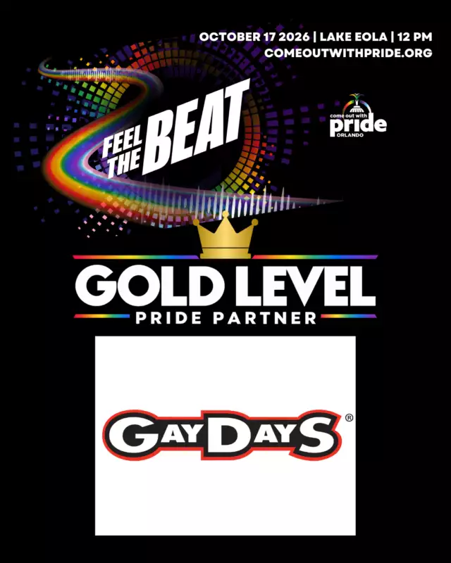 🌈💛 PRIDE FRIENDS MAKE THE BEST PRIDE!⁠⁠We’re incredibly grateful to our Gold Level Pride Partner, GayDays, for celebrating LGBTQIA+ community and helping keep the Pride spirit going all year long! 🎉⁠⁠🌈🎶 Grab your besties, your brightest fits, and your dancing shoes — Pride is taking over Lake Eola Park on October 17! 💃🏽✨⁠⁠Let’s Feel the Beat! 🎶🌈⁠⁠#ComeOutWithPride #FeelTheBeat #PridePartner