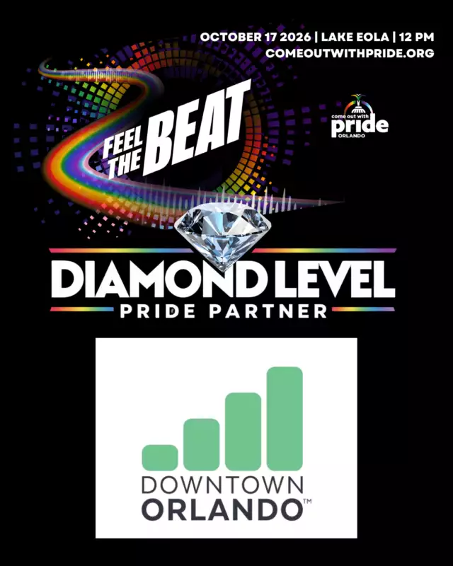 🏙️🌈 PRIDE BELONGS IN THE HEART OF OUR CITY! 💎⁠⁠A HUGE thank you to our Diamond Level Pride Partner, Orlando Downtown Development Board - The City of Orlando, for supporting the vibrant downtown community that gives our celebration its home. ✨⁠⁠Thank you for helping us bring hundreds of thousands of people together in the heart of Orlando to celebrate love, identity, community, and Pride! 💜🌈
