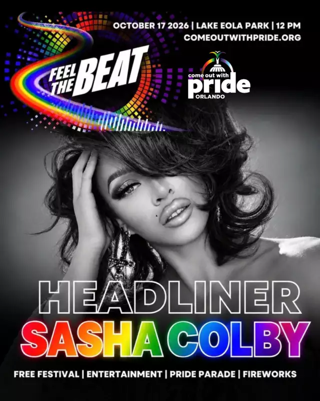 🚨 MOTHER IS COMING!!! 🚨👑🔥⁠⁠Make some NOISE for Sasha Colby, RuPaul’s Drag Race Season 15 WINNER and Miss Continental 2012! 💋✨⁠⁠The beauty. The power. The PRESENCE. When Mother takes the stage, you already know it’s going DOWN! 💃🏽🔥⁠⁠Orlando, get ready to FEEL THE BEAT and celebrate the LEGEND herself! 🌈🙌🏽⁠⁠📍 Diva Stage | October 17⁠🎟️ FREE to see!⁠⁠#ComeOutWithPride #FeelTheBeat #SashaColby #OrlandoPride