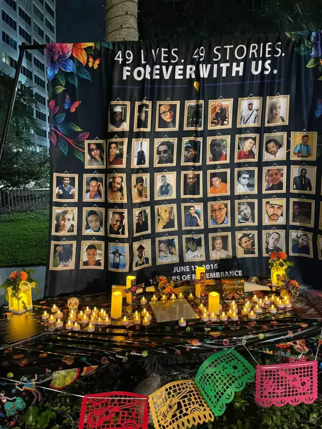 🧡🌈 WE REMEMBER. WE HONOR. WE DANCE! 🌈🧡⁠
⁠
Thank you to everyone who visited our Ofrenda honoring the 49 Pulse Angels during this 10th year of Remembrance. 🕯️✨⁠
⁠
Our hearts are FULL! 🥹✨⁠
⁠
Knowing that so many of the Angels were LGBTQIA+ people of color, we felt it was essential to honor their lives and legacies in our brand-new Culture Club — a space celebrating QTBIPOC culture, identity, resilience and joy, hosted by Come Out With Pride’s Colors of Courage Collective (CCC). ❤️💛💚💙💜⁠
⁠
From visiting our Ofrenda and Butterfly Garden to sharing your hearts on our Community Wall, thank you for filling this space with love, connection and hope. 🦋🫶🏽⁠
⁠
We remember their lives. We honor their legacies. We celebrate our community. And we keep dancing in their light. 💃🏽🌈⁠
⁠
Our 49 Angels will always be part of us. 🧡🦋⁠
⁠
#49Angels #PulseRemembrance #CultureClub #ColorsOfCourage #QTBIPOC #WeRemember #WeHonor #WeDance